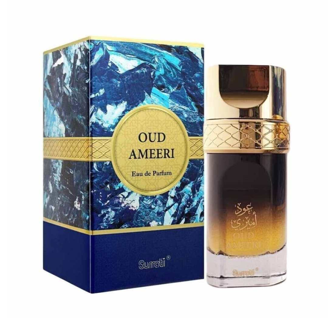 Oud Ameeri EDP 100ML (3.4 OZ) by SURRATI, Exotic Fragrances for Men & Women.