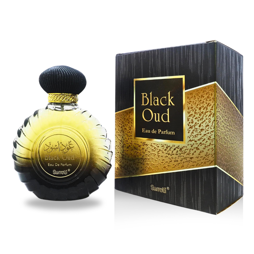 Black Oud Eau de Parfum Spray 100ml (3.4 oz) by Surrati