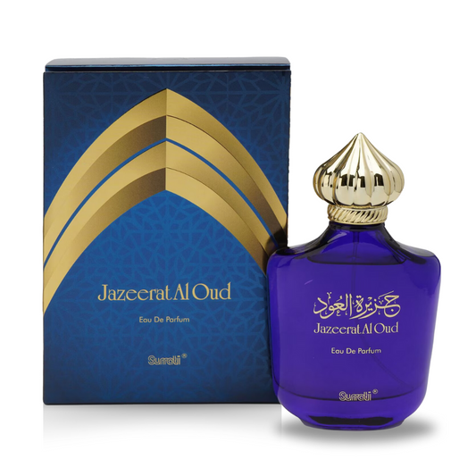 Jazeerat Al Oud Eau de Parfum Spray 100ml (3.4 oz) by Surrati