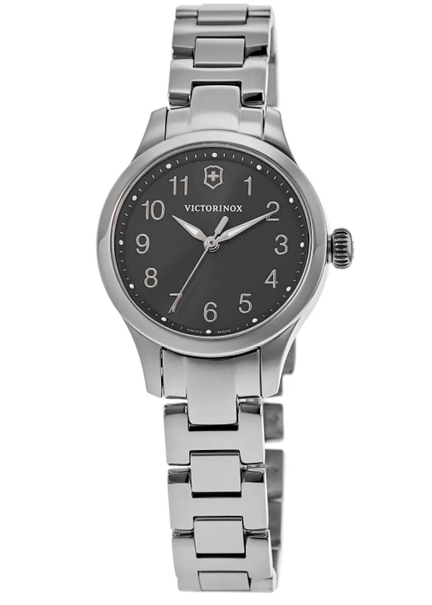 Victorinox Swiss Army Alliance XS Quartz Black Dial Steel Reloj de mujer