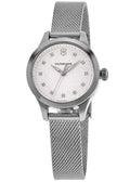 Victorinox Swiss Army Alliance XS Quartz Silver Crystal Dial Steel Mesh Band  Reloj de mujer