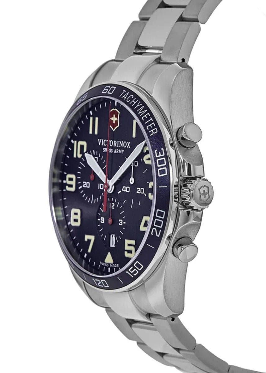 Victorinox Swiss Army Fieldforce Chronograph Blue Dial Steel