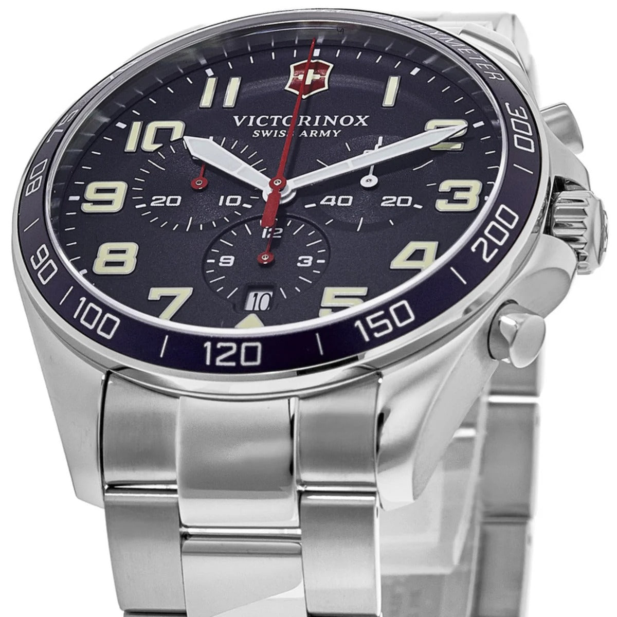Victorinox Swiss Army Fieldforce Chronograph Blue Dial Steel