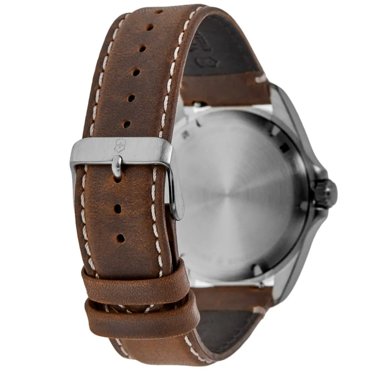 Victorinox Swiss Army Heritage Quartz Blue Dial Brown Leather Strap