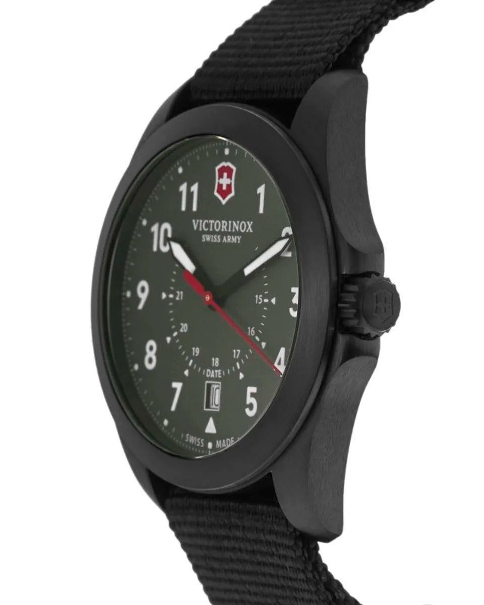 Victorinox Swiss Army Heritage Quartz Green Dial Fabric Strap