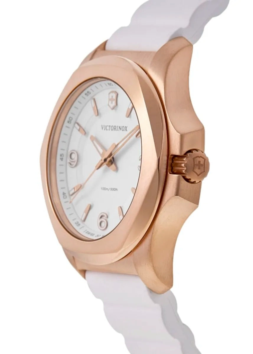 Victorinox Swiss Army I.N.O.X. V Quartz White Dial Rubber Strap