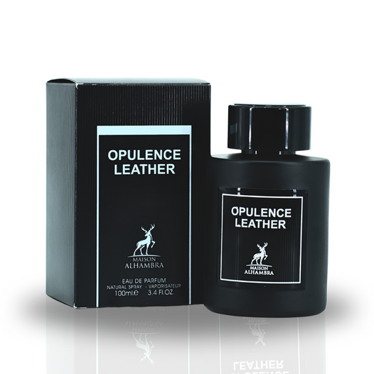 Opulence Leather Eau de Parfum Spray 100ml (3.4 oz) by Maison Alhambra